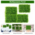 12 Pieces 16x24 Inch Artificial Eucalyptus Hedge Plant Privacy Fence Panels - Gallery View 5 of 14