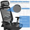 18 Inch to 22.5 Inch Height Adjustable Ergonomic High Back Mesh Office Chair Recliner Task Chair with Hanger - Gallery View 9 of 24