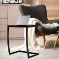 Steel Frame C-shaped Sofa Side End Table - Gallery View 5 of 11