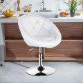1 Piece Adjustable Modern Swivel Round Tufted - Gallery View 13 of 24