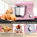 5.3 Qt Stand Kitchen Food Mixer 6 Speed with Dough Hook Beater - Gallery View 20 of 36