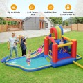 Inflatable Kid Bounce House Slide Climbing Splash Park Pool Jumping Castle Without Blower - Gallery View 2 of 8