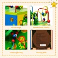 5-in-1 Wooden Activity Cube Toy - Gallery View 10 of 12