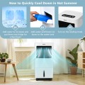 3-in-1 Evaporative Portable Air Cooler Fan with Remote Control - Gallery View 5 of 10