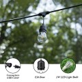 19.5 Feet LED Outdoor Waterproof Globe String Lights Bulbs - Gallery View 9 of 12