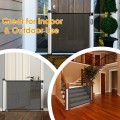 Retractable Baby Safety Gate with Easy Latch and Flexible Design