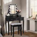 Vanity Table Set with Rectangular Mirror - Gallery View 10 of 35