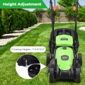 14 Inch Electric Push Lawn Corded Mower with Grass Bag