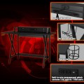 All-in-One Professional Gaming Desk with Cup and Headphone Holder - Gallery View 2 of 12