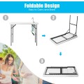 Folding Cleaning Sink Faucet Cutting Camping Table with Sprayer - Gallery View 7 of 19