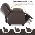 Kids Deluxe Headrest Recliner Sofa Chair with Storage Arms - Gallery View 7 of 31