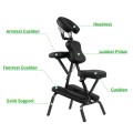 PU Leather Pad Travel Massage Chair with Carrying Bag