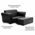 Kids Double Couch Lounge sofa with Ottoman