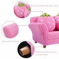 Blue/Pink Kids Strawberry Armrest Chair Sofa - Gallery View 20 of 21