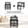 3 Pieces Modern Counter Height Dining Set - Gallery View 9 of 9
