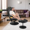 360° Swivel Recliner Chair with Ottoman - Gallery View 6 of 20