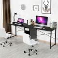 79 Inch Multifunctional Office Desk for 2 Person with Storage - Gallery View 7 of 23