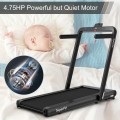 4.75HP 2 In 1 Folding Treadmill with Remote APP Control - Gallery View 21 of 72