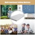 4 Inch Folding Sofa Bed Foam Mattress with Handles - Gallery View 14 of 36