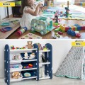 Kids Toy Storage Organizer with Bins and Multi-Layer Shelf for Bedroom Playroom - Gallery View 22 of 22