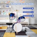 5 Pieces Junior Drum Set with 5 Drums - Gallery View 12 of 20