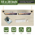58 x 28 Inch Universal Tabletop for Standard and Standing Desk Frame - Gallery View 16 of 35