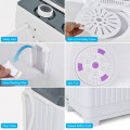 Portable Washing Machine 20lbs Washer and 8.5lbs Spinner with Built-in Drain Pump - Gallery View 13 of 29