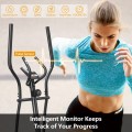 Elliptical Exercise Machine Magnetic Cross Trainer with LCD Monitor - Gallery View 2 of 11