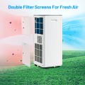 Portable Air Conditioner 10000 BTU Evaporative Air Cooler Dehumidifier