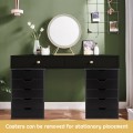 Mobile Lateral Filing Organizer with 5 Drawers and Wheels - Gallery View 11 of 22