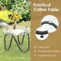 3 Pieces Patio Rattan Conversational Furniture Set - Gallery View 10 of 10
