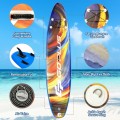 Inflatable Stand Up Paddle Board with Backpack Aluminum Paddle Pump - Gallery View 13 of 22