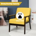 Mid-Century Retro Fabric Accent Armchair for Living Room - Gallery View 57 of 60