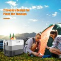 70 Quart Portable Electric Car Camping Cooler - Gallery View 7 of 13