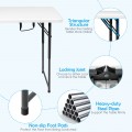 4 Feet Adjustable Camping and Utility Folding Table - Gallery View 10 of 11