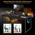 63 inch Gaming Desk with Monitor Shelf Tablet Board - Gallery View 10 of 12