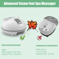 Steam Foot Spa Bath Massager Foot Sauna Care with Heating Timer Electric Rollers - Gallery View 21 of 24