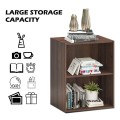 2-Layer Multifunctional Furniture Display Cabinet with Large Capacity Storage Space