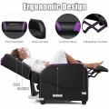 Adjustable Modern Gaming Recliner Chair with Massage Function and Footrest - Gallery View 21 of 22