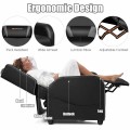 Adjustable Modern Gaming Recliner Chair with Massage Function and Footrest - Gallery View 10 of 22