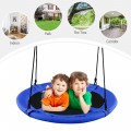 40 Inch 770 lbs Flying Saucer Tree Swing Kids Gift with 2 Tree Hanging Straps