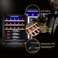 21 Bottle Compressor Wine Cooler Refrigerator with Digital Control - Gallery View 6 of 10