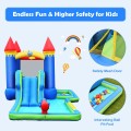 Kids Inflatable Bounce House Water Slide without Blower - Gallery View 10 of 12