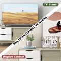 TV Console Cabinet with Drawers and Sliding Doors for TVs Up to 60 Inch - Gallery View 22 of 23