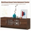 Media Entertainment TV Stand for TVs up to 70 Inch with Adjustable Shelf - Gallery View 9 of 26
