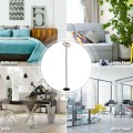 Modern Dimmable Torchiere Touch Control Standing LED Floor Lamp - Gallery View 9 of 12
