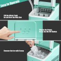 26lbs/24h Portable Countertop Ice Maker Machine with Scoop