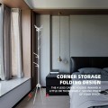 Free Standing Coat Rack with Detachable Hooks and Foldable legs