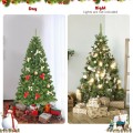 Unlit Hinged PVC Artificial Christmas Tree - Gallery View 8 of 22