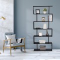 6-Tier S-Shaped  Style Storage Bookshelf - Gallery View 6 of 34